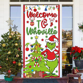 Aperturee - Welcome To Whoville Monster Christmas Door Cover